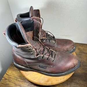 Red Wing 608 Supersole 2.0 Mens 16 D Brown Leather 8 Inch Work Boots Made in USA